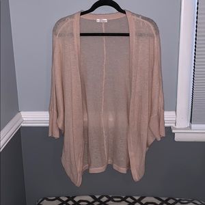 Light pastel pink cardigan
